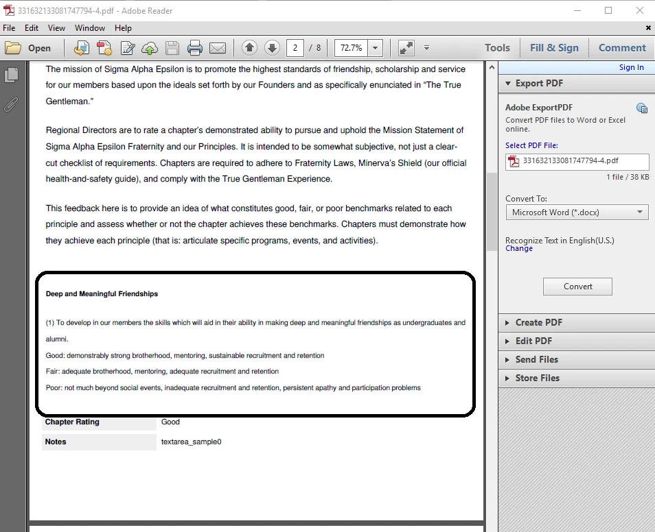 How Can I Change the Font Formatting on Submission PDF? Image 2 Screenshot 41