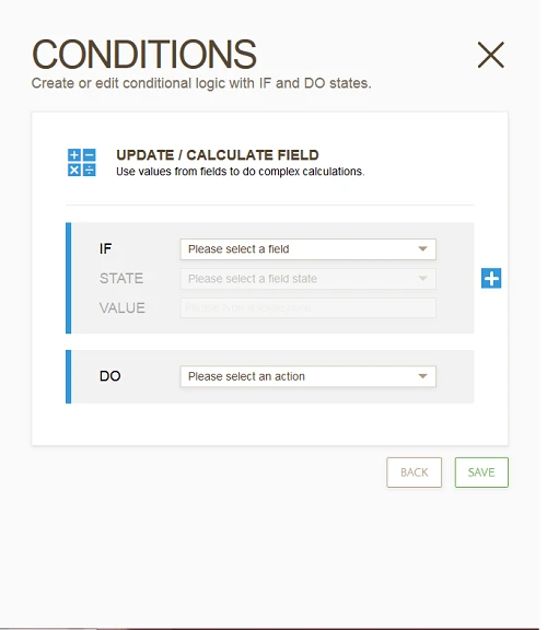 Cannot access same calculation options on new Condition Wizard Image 1 Screenshot 20