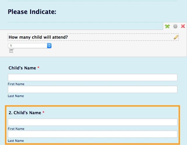 How do I create an option to address multiple registrants? Image 1 Screenshot 40