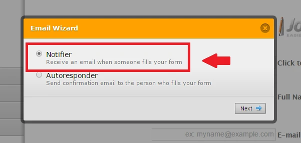 How do I set the emails that I want to be notified when a form is completed? Image 3 Screenshot 82