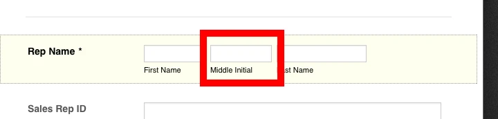 How to change sub label of full name field Image 3 Screenshot 62