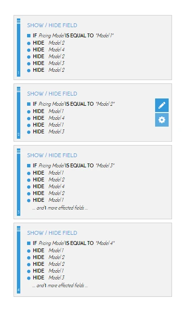 Is There a Limit on the Number of Fields One Field Can Control to Appear or Disappear? Image 1 Screenshot 20