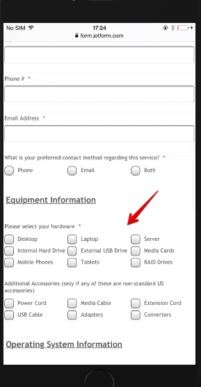 Embedded Forms Responsive issue on Mobile Browser Image 2 Screenshot 41