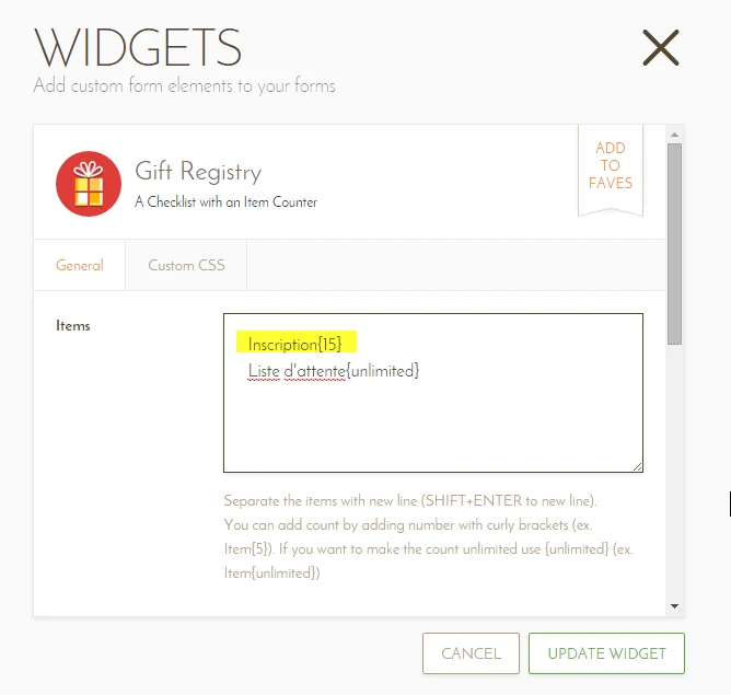 Gift Registry widget shows item as available, while it should not Image 2 Screenshot 41
