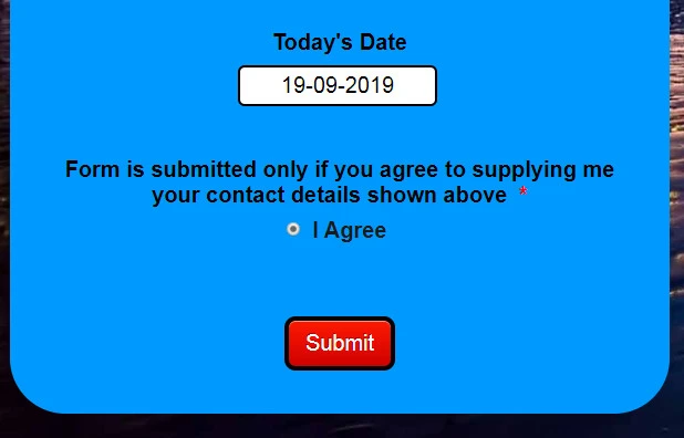 Unable to submit form Image 10