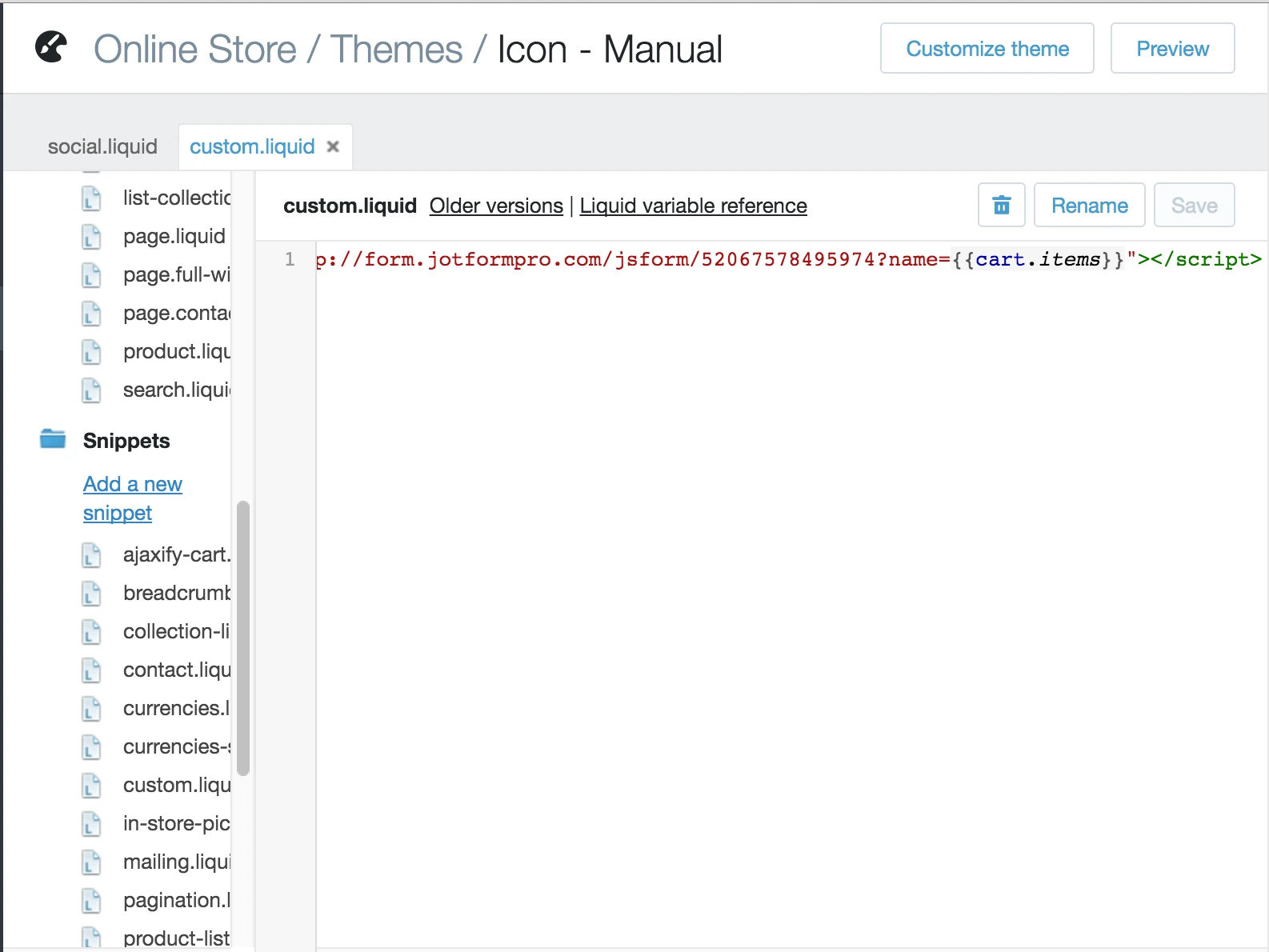 Shopify integration with Jotform Image 1 Screenshot 20
