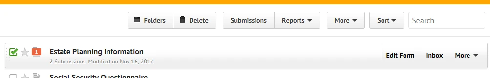 Why am I not able to view submissions or edit my forms?  Image 10