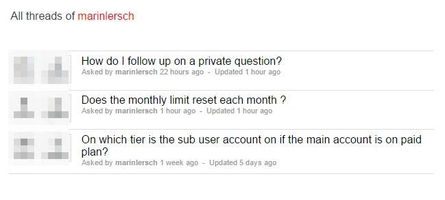 How do I follow up on a private question? Image 1 Screenshot 30