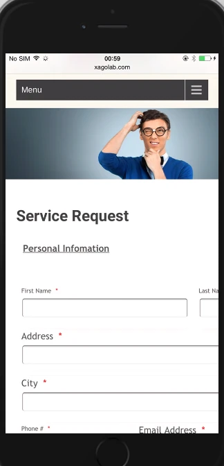 Embedded Forms Responsive issue on Mobile Browser Image 1 Screenshot 30