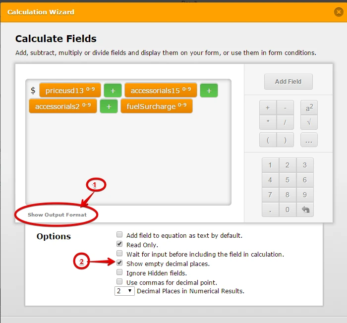 How can my total calculator be in currency form as well? Image 1 Screenshot 30