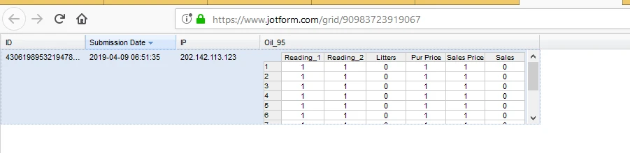 How to export data in the table format? Image 10