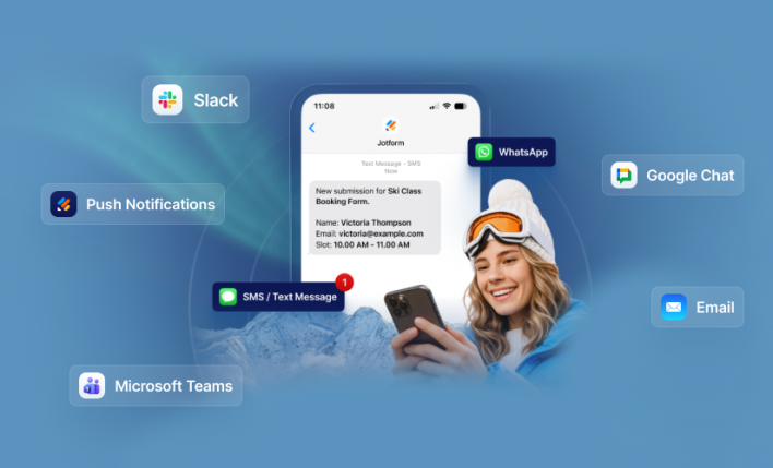 Annuncio delle Notifiche SMS e WhatsApp