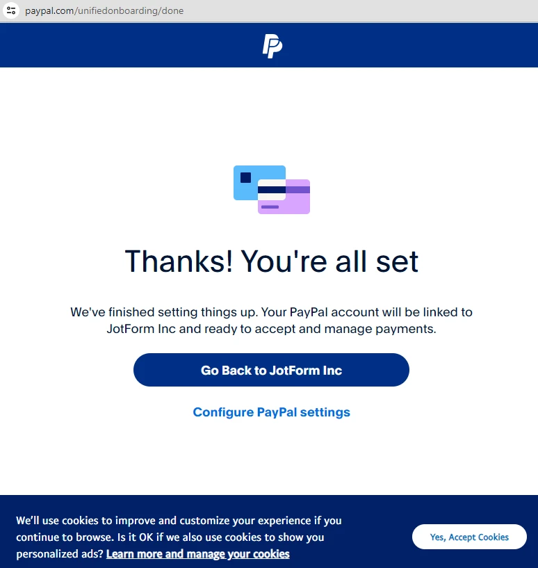 Issues connecting Paypal Business Image 2 Screenshot 61