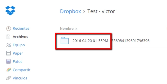 Failed Dropbox Integration Image 1 Screenshot 20