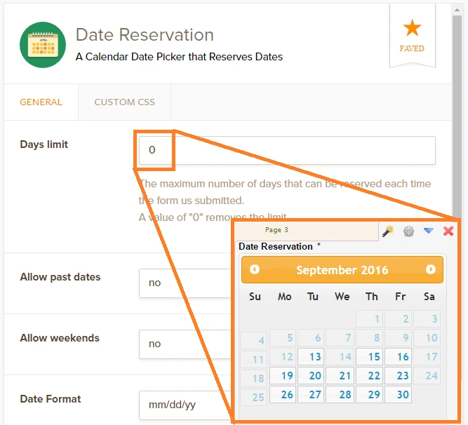 How can I let my users select the same date multiple times using the reservation widget? Image 1 Screenshot 20