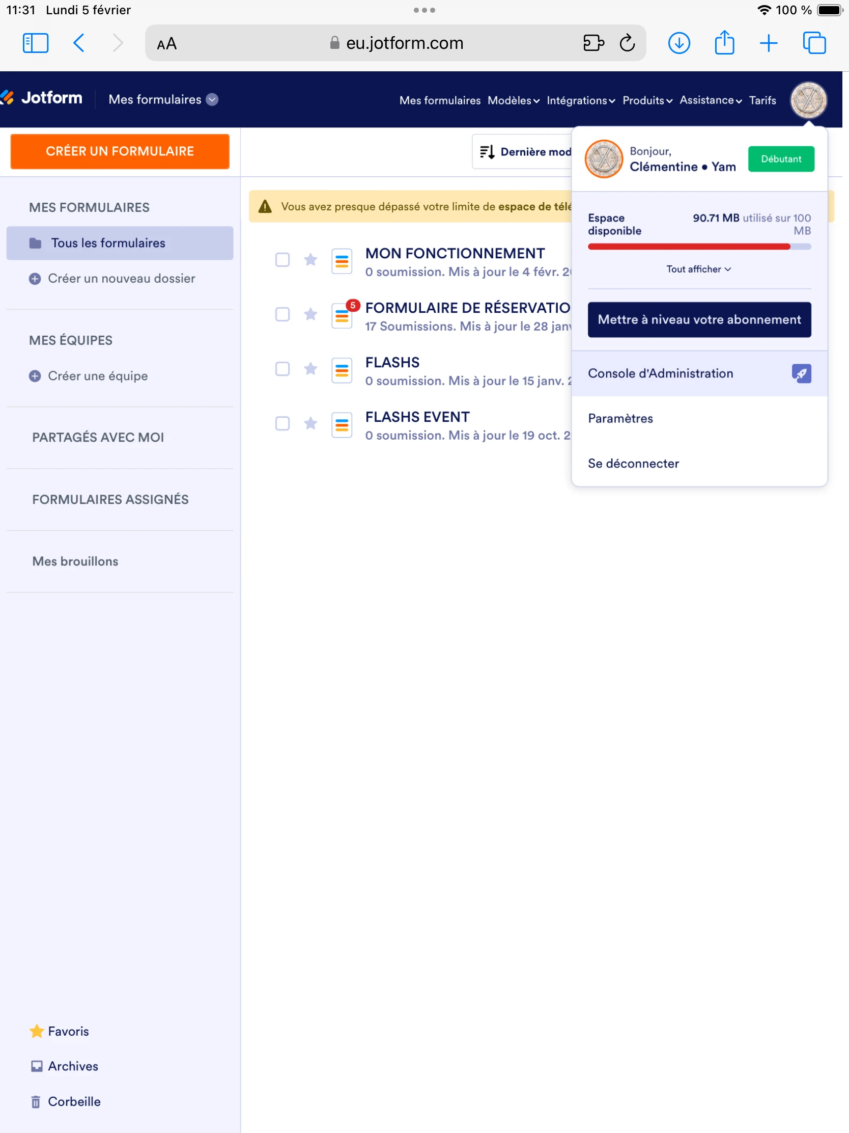 Jotform Thread 11513001 Screenshot