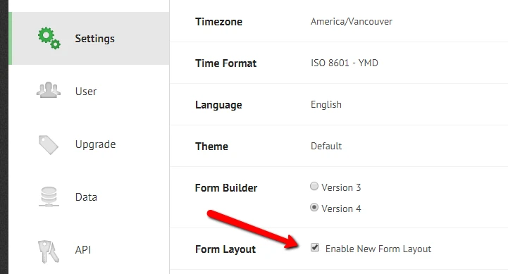 Templates page shows forms with the new layout if the Enable New Form Layout options is checked on the account Screenshot 20