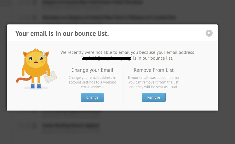 Bouncing Emails: Informing users about them via backup email address Image 1 Screenshot 20