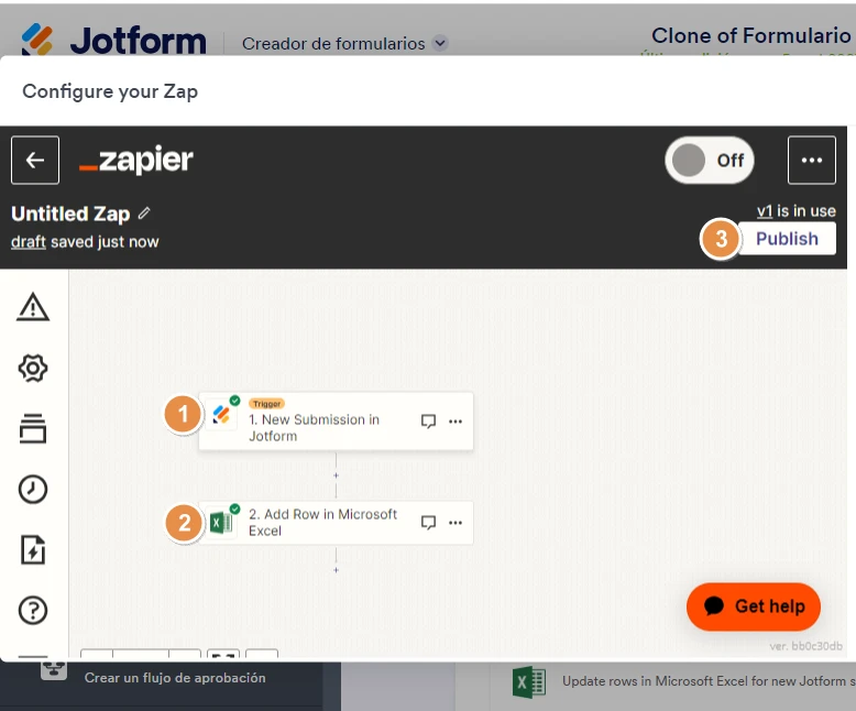 Conectar formulario con Excel online Image 2 Screenshot 51