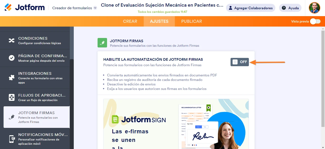 He llegado al límite de envíos con firmas Image 1 Screenshot 20