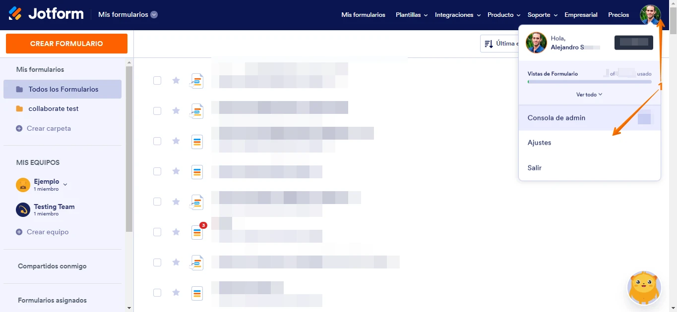 Todos mis formularios dicen cero envíos Image 1 Screenshot 30 Screenshot 20