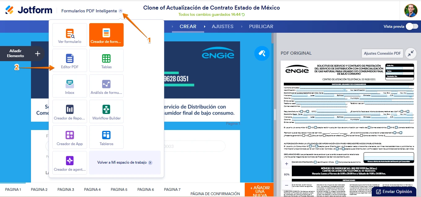 Remover una página del PDF original condicionalmente Image 1 Screenshot 60