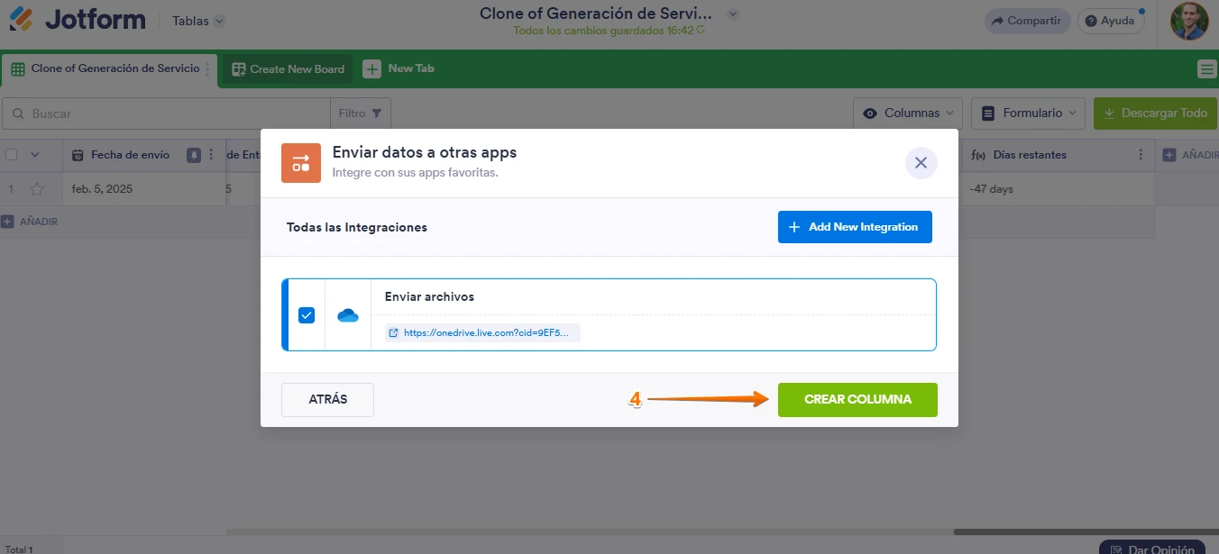 Integración con OneDrive no pasa todos los envíos Image 2 Screenshot 51