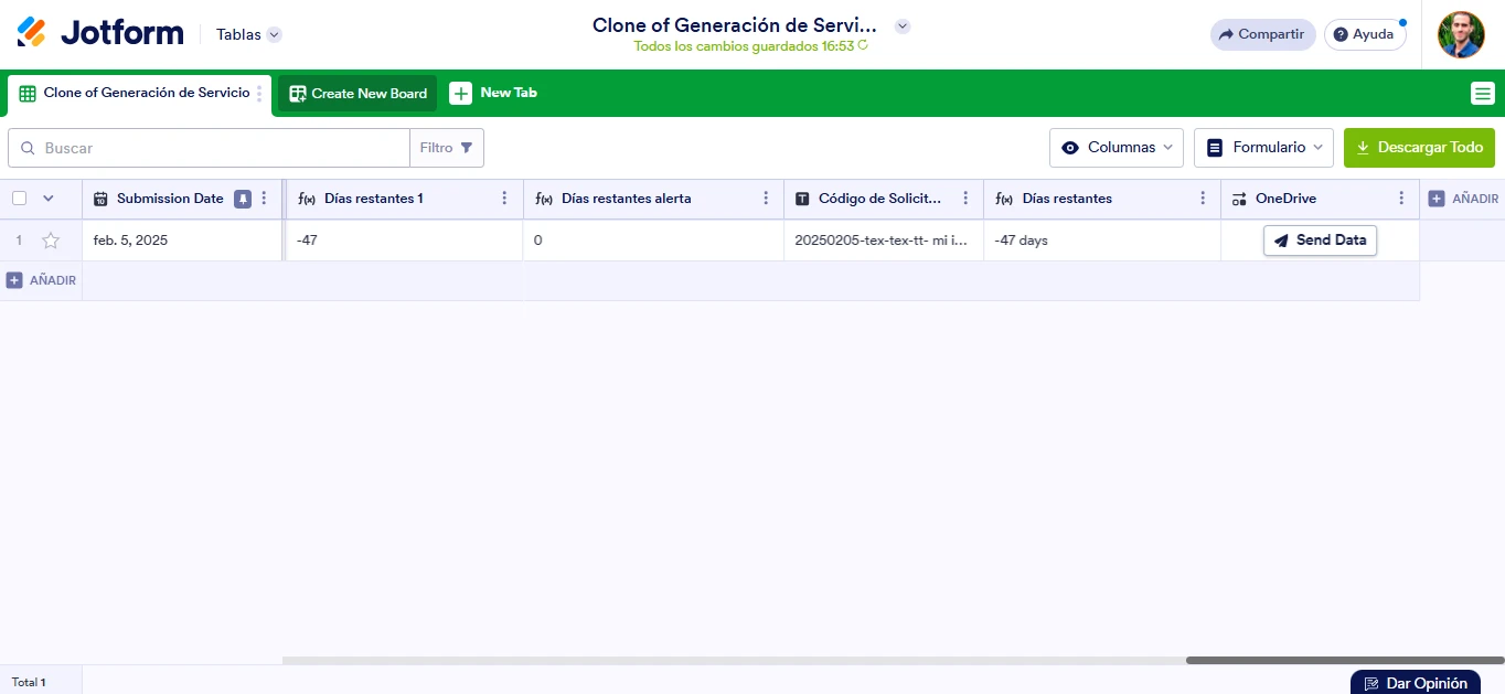 Integración con OneDrive no pasa todos los envíos Image 3 Screenshot 62