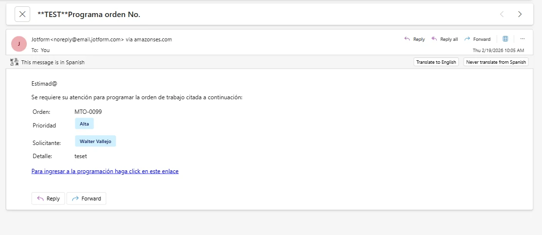 Flujo de trabajo: Bloque de email no envía correos correctamente Image 1 Screenshot 20