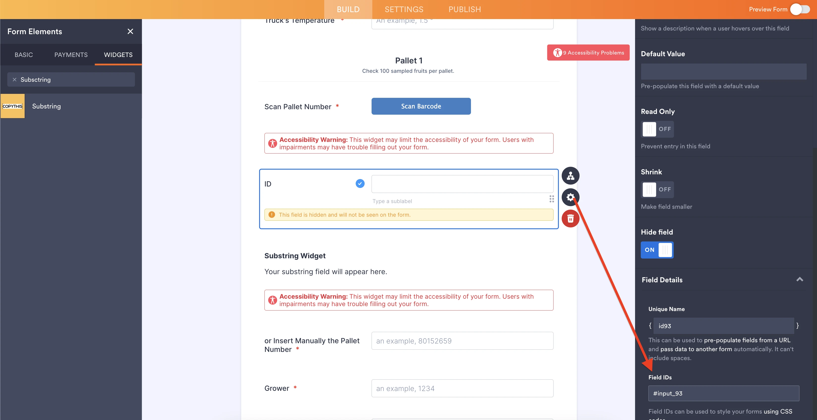 How to scan selected number on Barcode? Image 5 Screenshot 124