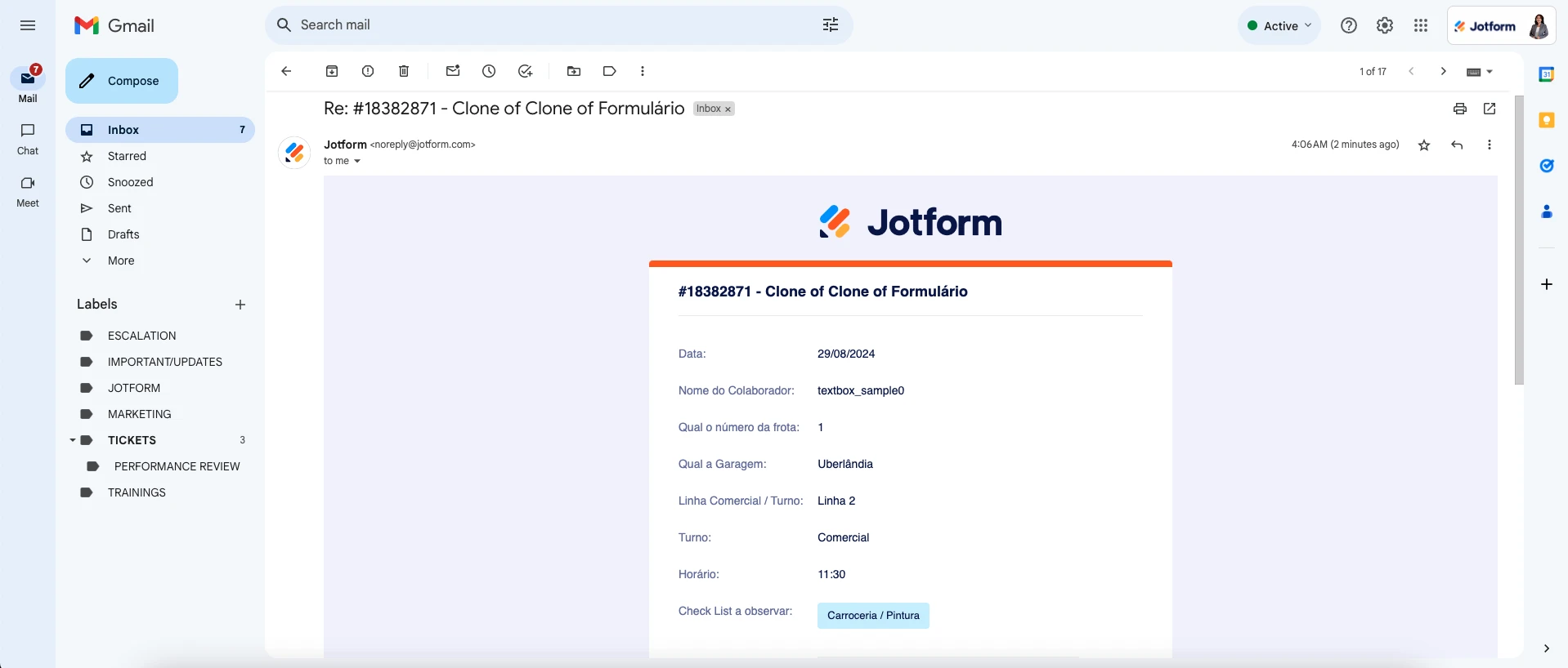 Não é possível acessar o formulário criado Image 1 Screenshot 30
