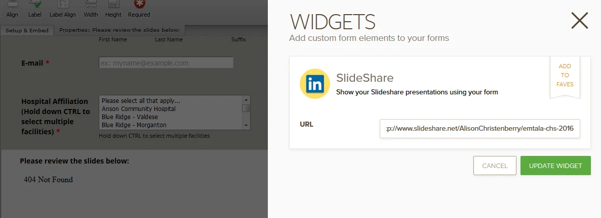 SlideShare widget is showing 404 error message Image 2 Screenshot 41