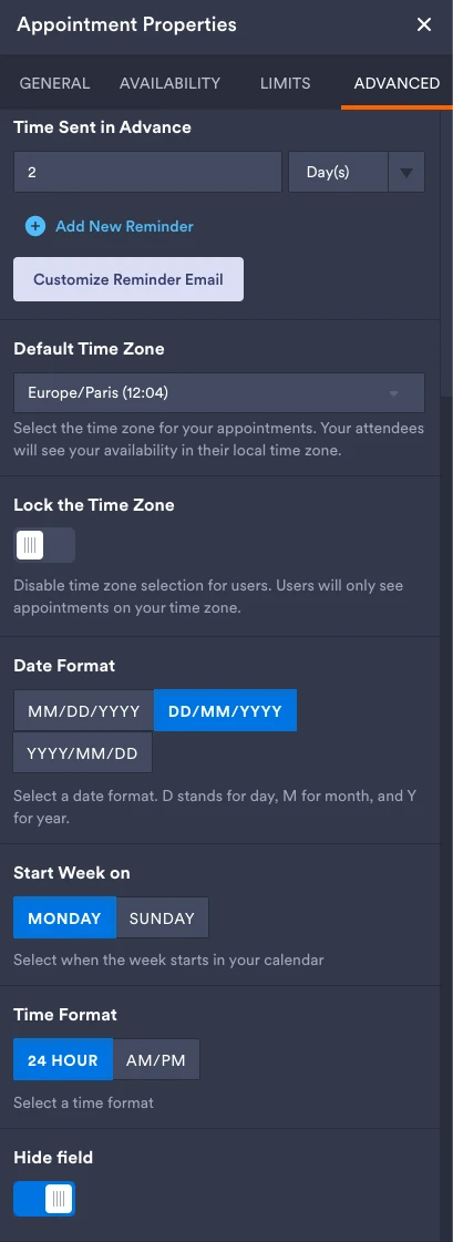 Problème avec le formulaire « prise de RDV et achat » : conditions et affichage incorrects Image 2 Screenshot 41