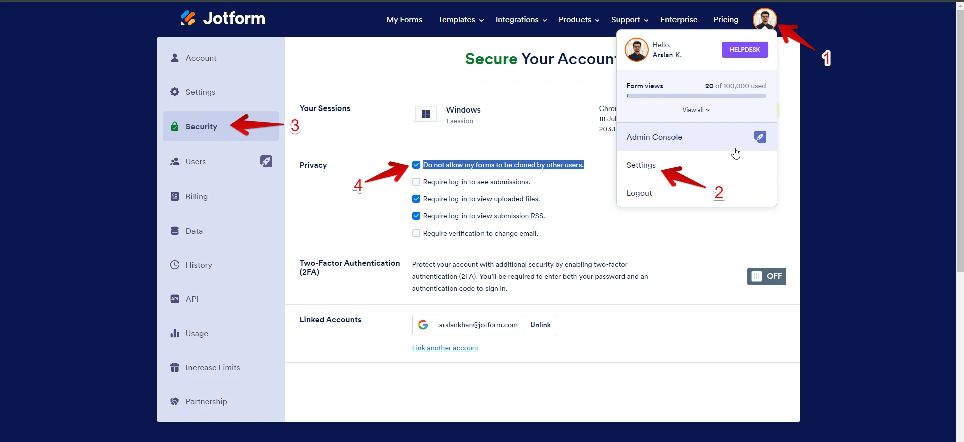 Formulare bereitstellen als Vorlage ohne diese öffentlich zu haben Image 1 Screenshot 20