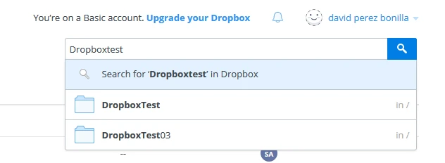 Where can I find where my files are saved on Dropbox? Image 4 Screenshot 83