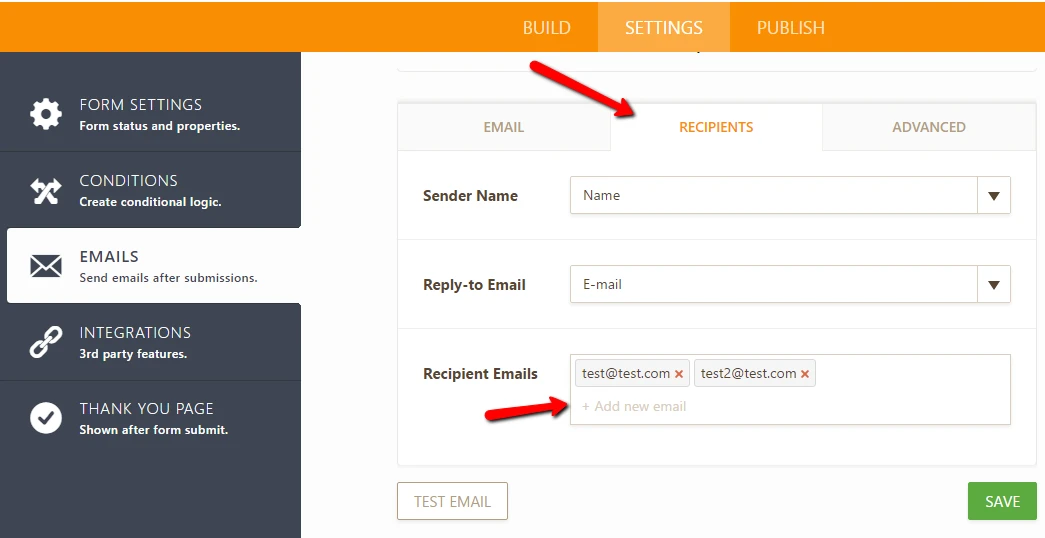 Send email notifications to multiple recipients Screenshot 62