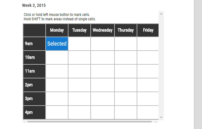 How can I create a scheduling form with a calendar for open slots? Image 1 Screenshot 20