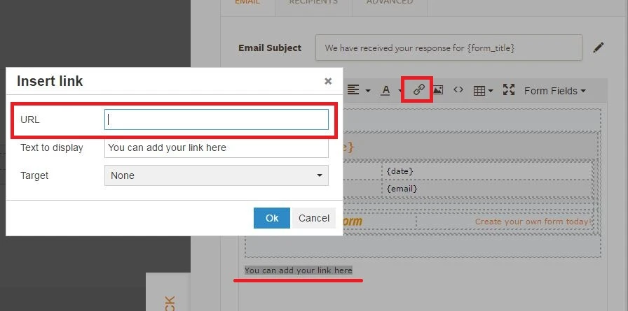 Once a form is submitted, can i set up an automatic email to send a calendar link? Image 1 Screenshot 20