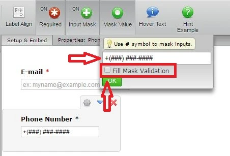 Input masking for phone numbers without defining exact length Image 1 Screenshot 20