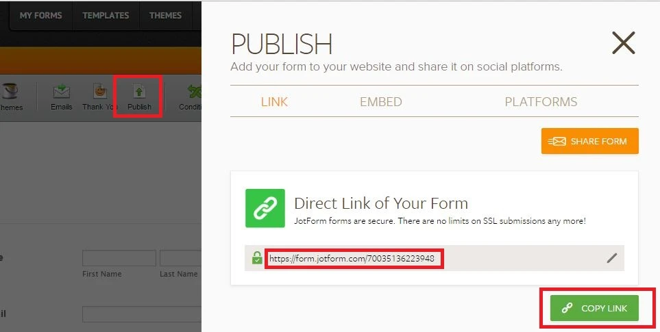 Is the form accessed through file link and can it be integrated into our website or app? Image 1 Screenshot 20