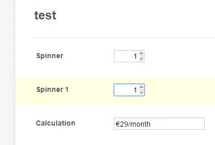 Can I assign a value for each number of spinner? Image 3 Screenshot 62