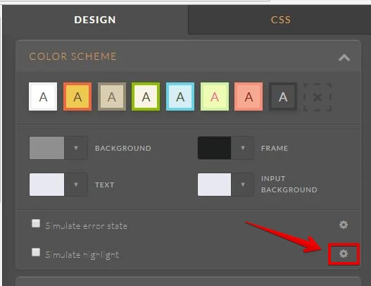 How can I edit the color of the selected question area (change from the default cream color)? Image 2 Screenshot 51