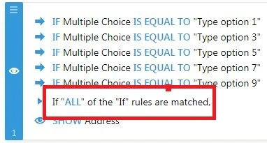 How do I set conditions based on multiple answers? Image 1 Screenshot 20