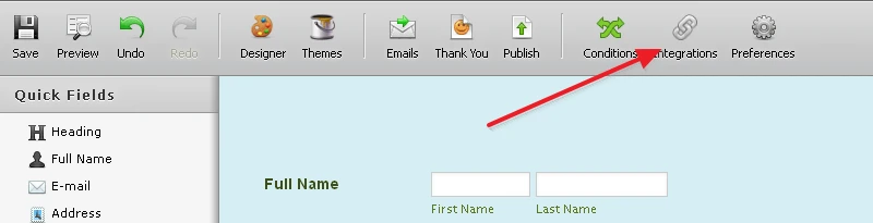 How to connect a form to GetResponse Image 1 Screenshot 30