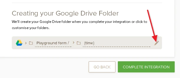 Is it possible to add or choose nested sub folders with Google Drive integration? Image 1 Screenshot 40