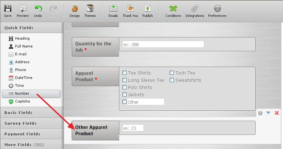 Allowing only numbers to be entered in the Other field of a Check Box Image 1 Screenshot 50