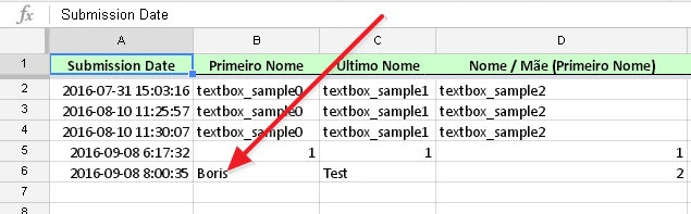 Google Spreadsheet Integration not forwarding new submissions to the integrated sheet Image 1 Screenshot 20