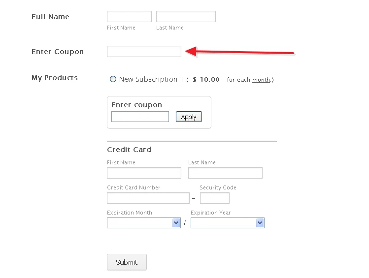 Stripe: Unrequire Credit Card if payment is zero Image 1 Screenshot 30