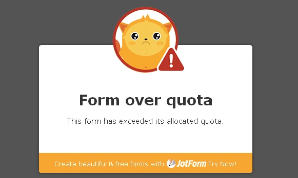 Form over quota: Unable to get form to show up Image 1 Screenshot 20