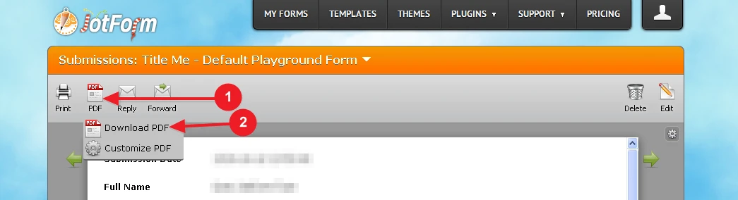 How can I email my uploaded PDF forms Image 1 Screenshot 20